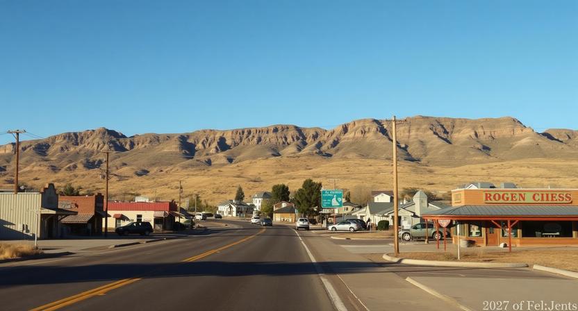 roadside community scene in Bailey, Colorado