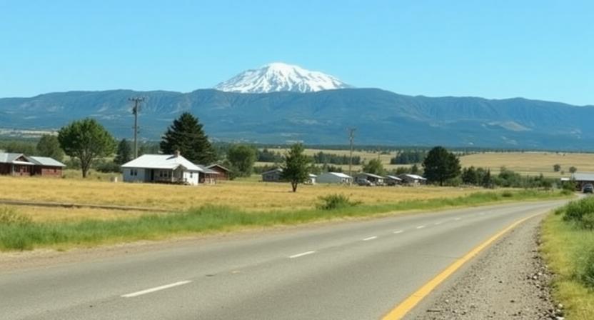 A roadside view in Blanca, Colorado
