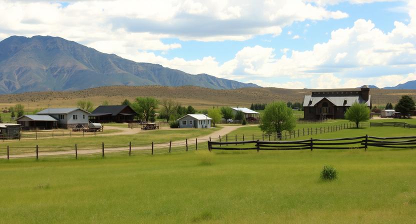 A natural daytime scene in Fort Garland, Colorado