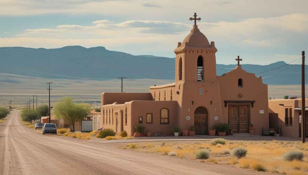 A realistic small-town scene in Conejos, Colorado
