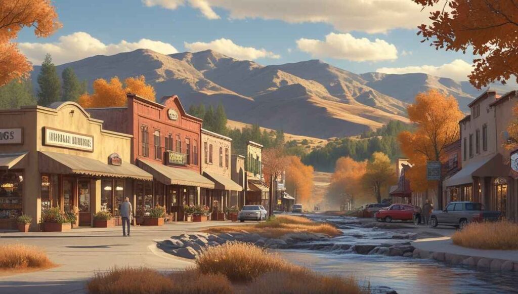 A scenic view of Pagosa Springs, Colorado,