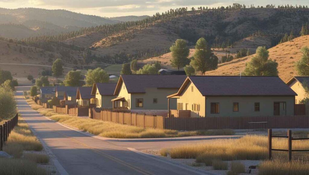 A small rural settlement in Chromo, Colorado