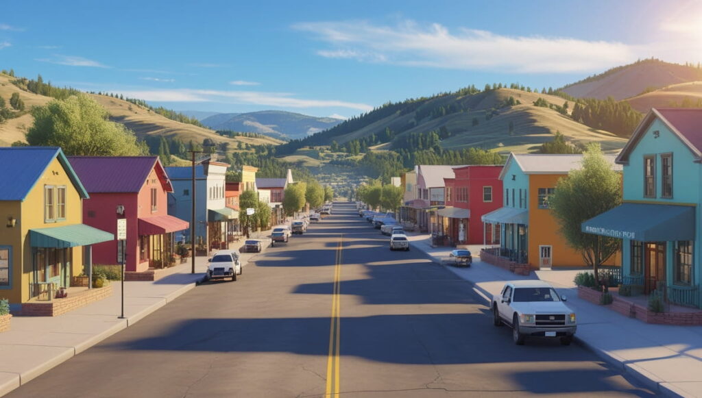 Paonia, Colorado residential street
