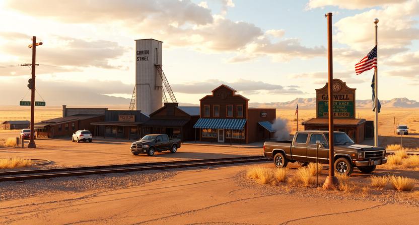 “Small-town center in Haswell, Colorado