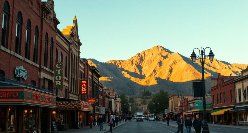 downtown of Cripple Creek, Colorado,