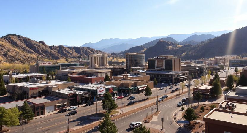 A modern view of Black Hawk, Colorado