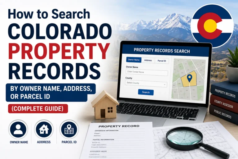 How to Search Colorado Property Records by Owner Name, Address, or Parcel ID