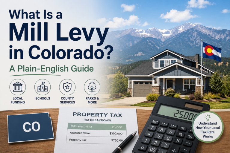 What Is a Mill Levy in Colorado? A Plain-English Guide